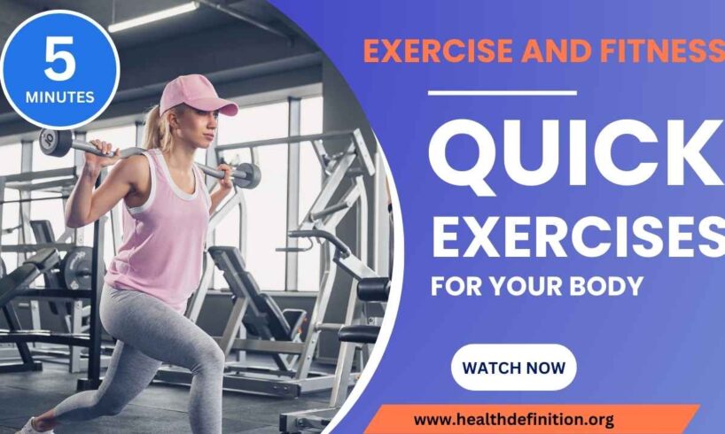 Exercise and Fitness