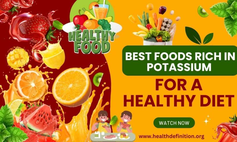 Foods Rich in Potassium